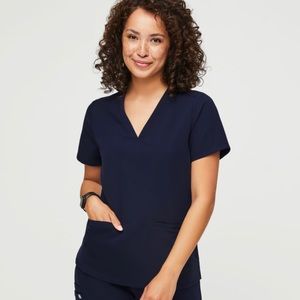 NWT Figs Casma Navy XS Scrub Top